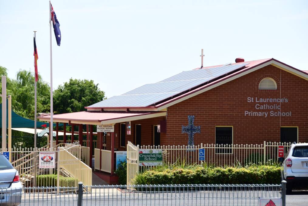 St Laurence's Primary School was the subject of a sickening bomb hoax on Thursday.									 Photo: BELINDA SOOLE