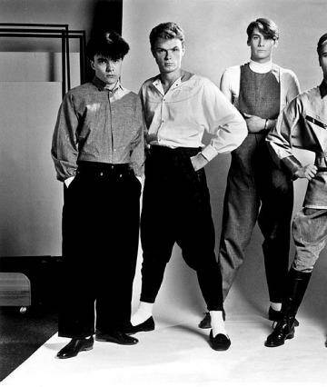 Spandau Ballet, shown in their heyday, will appear at Q&A sessions in Melbourne and Sydney in November.