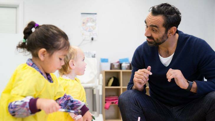 Goodes retired in September and now has time to work towards reconciliation as an ambassador for David Jones department stores.  Photo: Janie Barrett