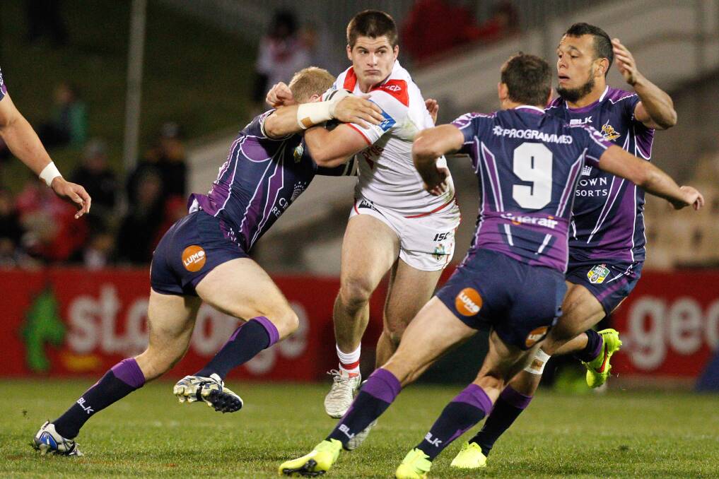 Charly Runciman will push for one of the vacant backline spots at St George-Illawarra next season.