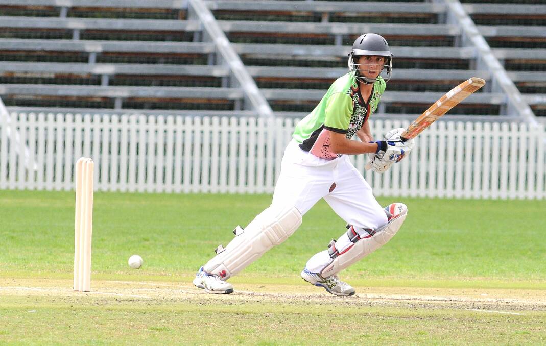 Marty Jeffrey, pictured playing for the Sydney Thunder at the Aboriginal T20 Cup earlier this season, will be in action at Alice Springs next week. 			     Photo: Steve Gosch