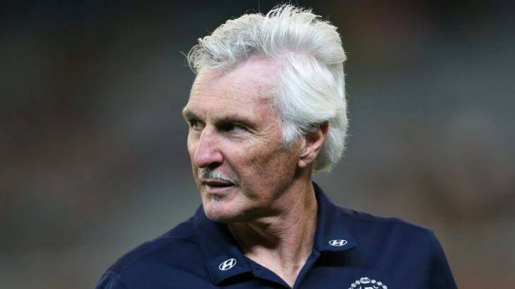 Mick Malthouse: ‘‘It’s not those who inflict the most, but those that endure the most, that shall prevail.’’ Photo: The Age