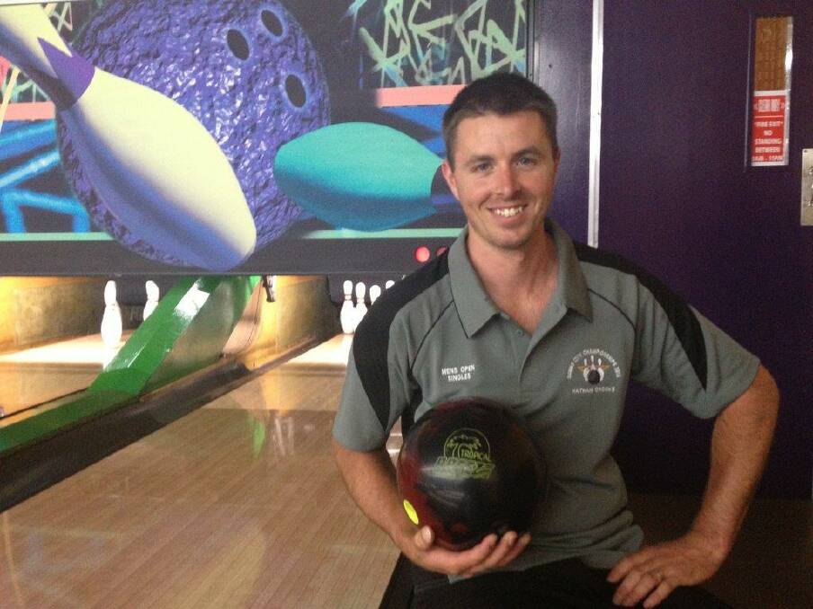 PERFECT STRIKE?RATE: Nathan Crooks after bowling 300 at Dubbo Tenpin Bowl. 		       Photo: CONTRIBUTED