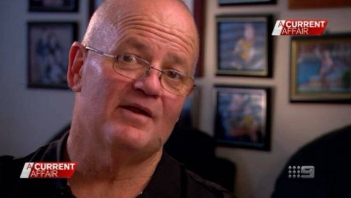 "My arms were squirting blood out": Wayne Greenhalgh recalls the moment he was stabbed. Photo: Nine Network