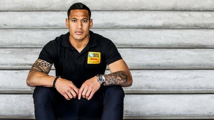 Exciting times: Wallabies fullback Israel Folau is ready for the challenge of playing in his first Rugby World Cup. Photo: Dallas Kilponen