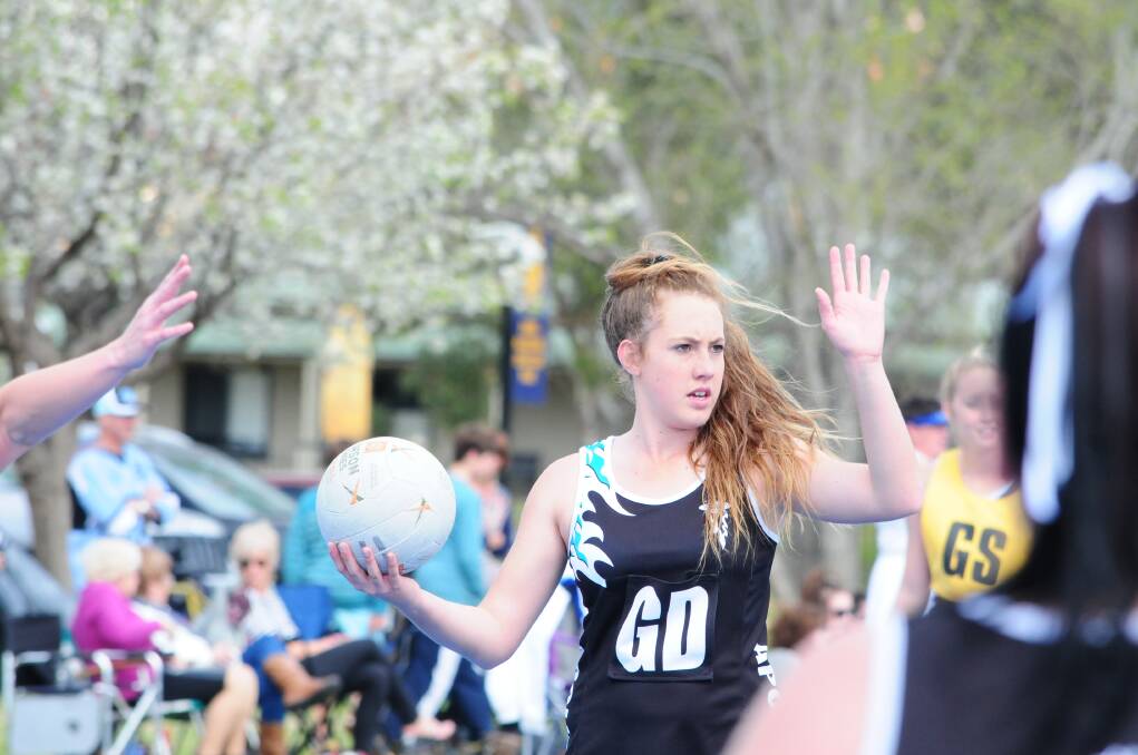 Abbie Merritt, pictured in action in the local Dubbo competition, was part of the victorious Dubbo College team which defeated Orange High School. 												    	         Photo:FILE