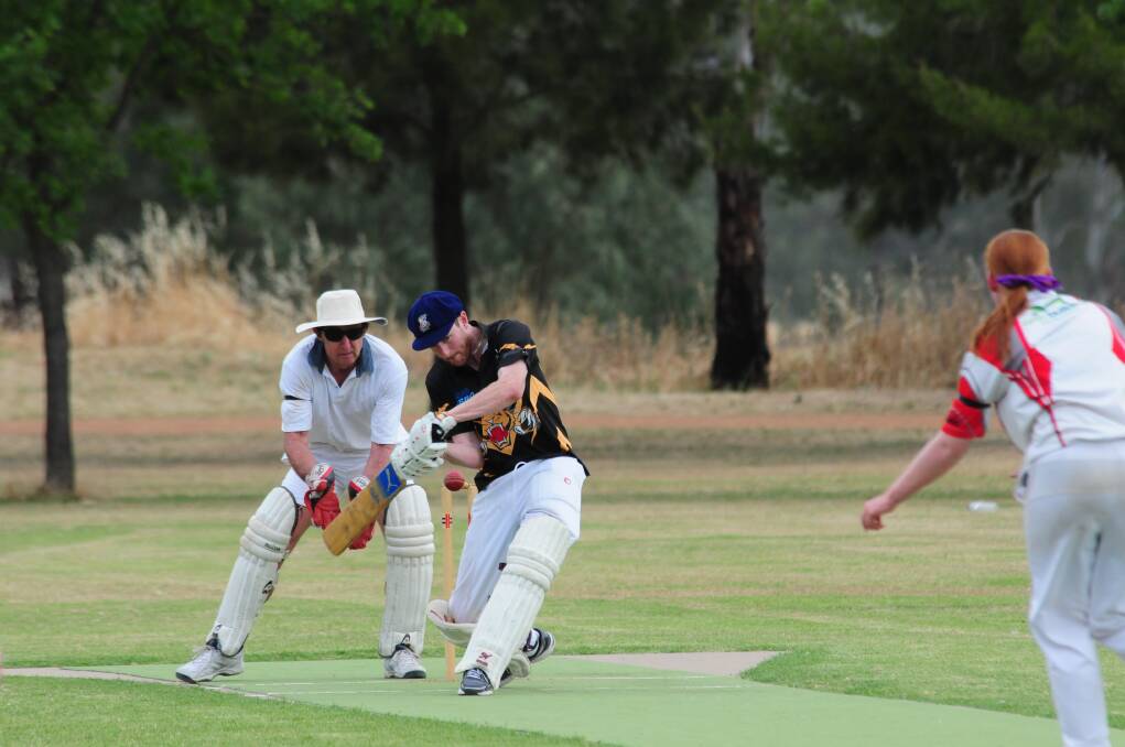 Sam Carolan-Work made 81 on Saturday as Newtown Gold piled on the runs against RSL-Colts YD.  
Photo: Greg Keen