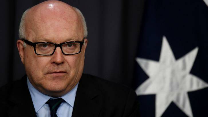 Attorney-General George Brandis has denied he is seeking to exert more control over the Solicitor-General. Photo: Fairfax Media
