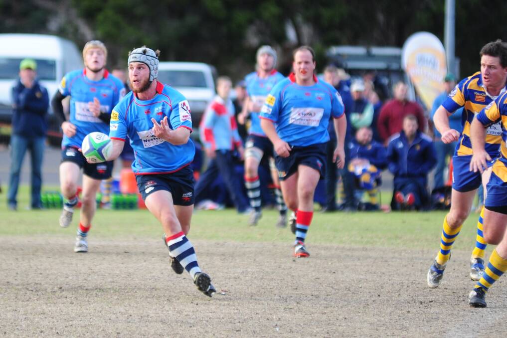 Ted Bates is one of the most experienced players in the Dubbo squad and will be a key player during tomorrow's major semi-final against Orange City.  
Photo: Louise Donges