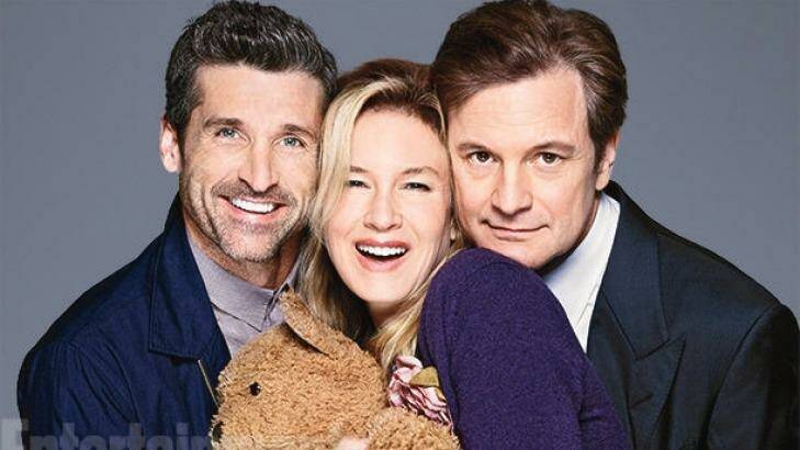 Renee Zellweger appeared on the cover of Entertainment Weekly alongside Bridget Jones's Baby co-stars Colin Firth and newcomer Patrick Dempsey