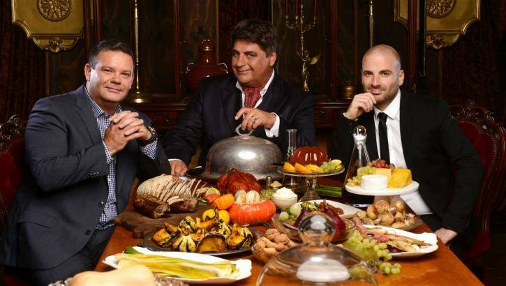 Masterchef judges Gary Mehigan, Matt Preston and George Calombaris. How much of this food is real?