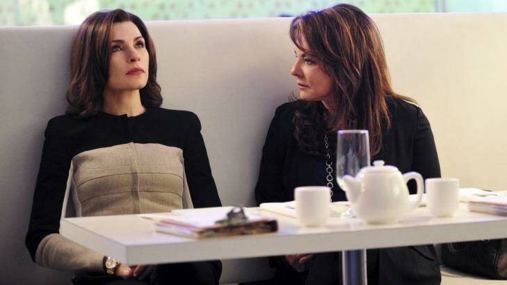 Snubbed by Emmys ... Julianna Margulies as Alicia Florrick in 'The Good Wife', left. Photo: The Good Wife