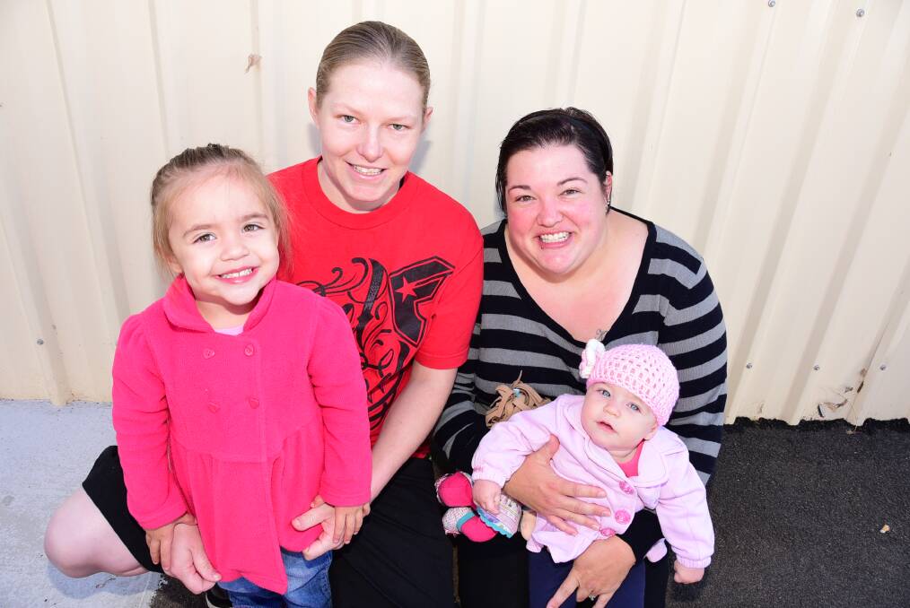The Townend family--Hayley, Karley, Ashley and Lucy-- feel accepted in Dubbo. 	 
Photo: CHERYL BURKE