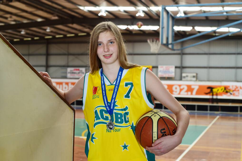 Neve Tratt won silver at the Pacific Rim Championships in New Zealand earlier this month, and is already back to work for the Dubbo Rams. 
Photo:?BELINDA?SOOLE