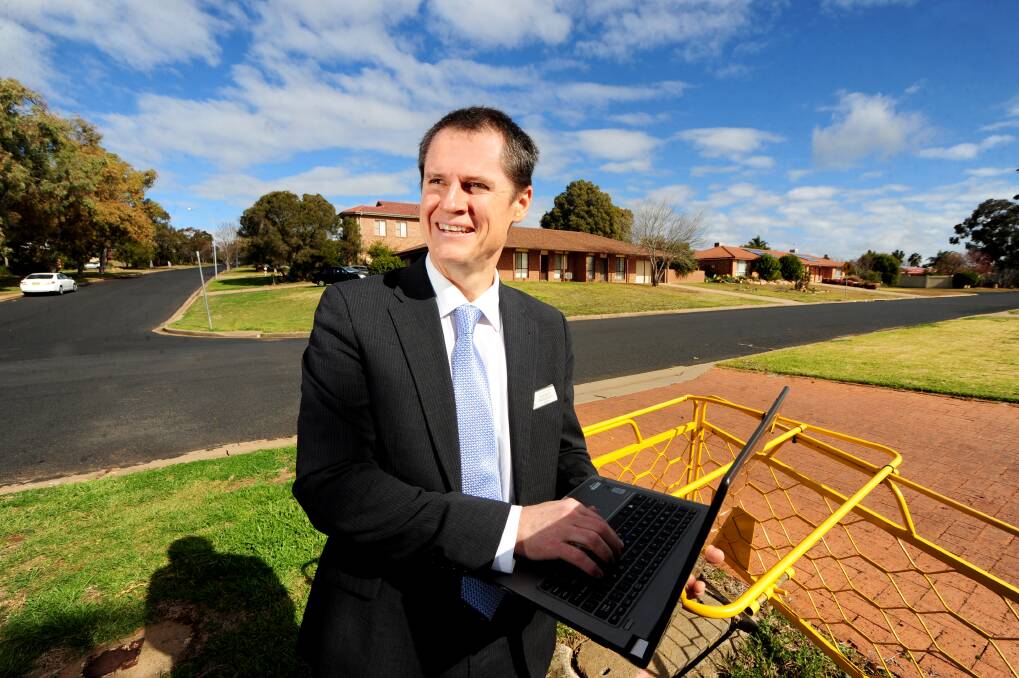 Dubbo Mayor Mathew Dickerson has welcomed the announcement that the NBN is on its way to East Dubbo. The old multiplexer that has prevented Eastridge residents from accessing ADSL broadband will no longer be an issue. 
                                                                                       Photo: LOUISE DONGES