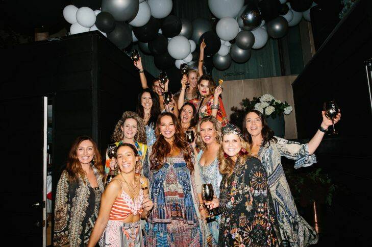 Social Seen: Camilla Franks and her tribe after she was honoured with plaque at the Australian Fashion Walk of Style at Jackie's Cafe' in The Intersection Paddington on Wednesday, November 15.