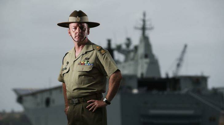 Major Stuart McCarthy is one of many current and former ADF personnel calling for a public inquiry into the drug mefloquine.   Photo: Brendon Thorne