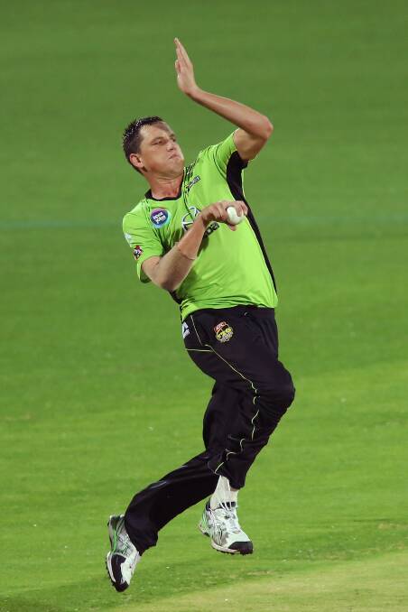 Former Dubbo cricketer Chris Tremain said there were plenty of positives despite his Sydney Thunder team missing the Big Bash League finals. 			     Photo: Getty Images