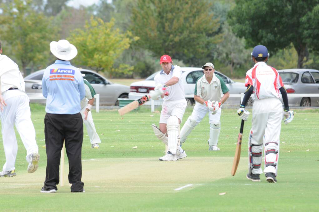 Mike Coward only managed 12 for RSL-Colts YD on Saturday but his side was still victorious, defeating CYMS by 27 runs.    Photo: HANNAH SOOLE