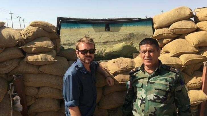 Former federal MP Wyatt Roy used his taxpayer-funded "resettlement allowance" to holiday in Middle Eastern war zones. Photo: Twitter/SBS