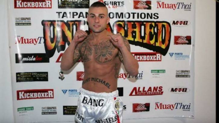 Antonio Bagnato fought under the name Tony Bang in 2012 before leaving the country for Thailand.  Photo: You Tube