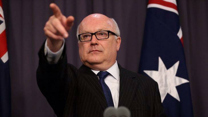 Attorney-General George Brandis is responsible for making the new appointment. Photo: Andrew Meares