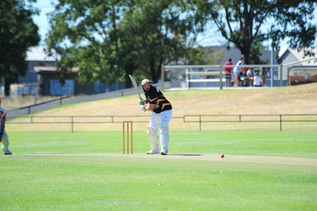 Tom Skinner played a big part in Newtown Black s win, top scoring and then taking 2-15 from eight overs. 	Photos: KATHRYN O'SULLIVAN