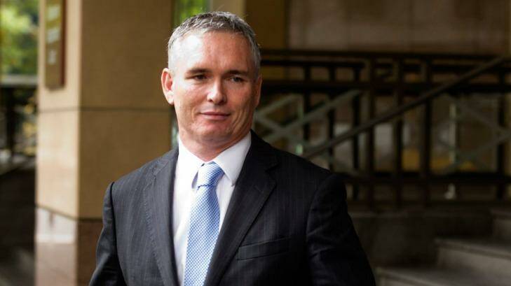 Craig Thomson at court in 2014. The former MP was convicted of theft from the Health Services Union but escaped a jail term. Photo: Paul Jeffers