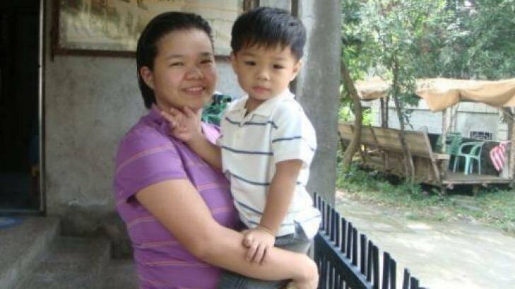 Maria Sevilla with her son, Tyrone, whose autism is the reason they are facing deportation. Photo: Supplied
