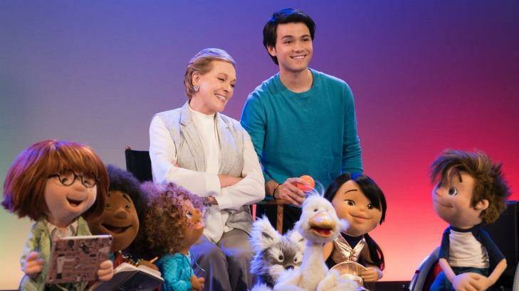 Netflix announced today that Julie Andrews will star in Julie's Greenroom, a new preschool show from The Jim Henson Company that features a puppet cast of kids learning about the performing arts.  Photo: Ali Goldstein/Netflix