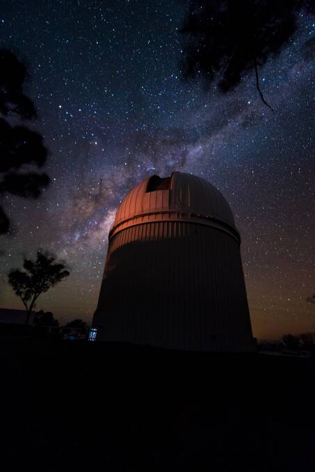 AAT/ Emu in the Sky will be featured in the new indigenous astronomy exhibition at the Siding Springs Observatory. Photo: ROBERT THOMSON