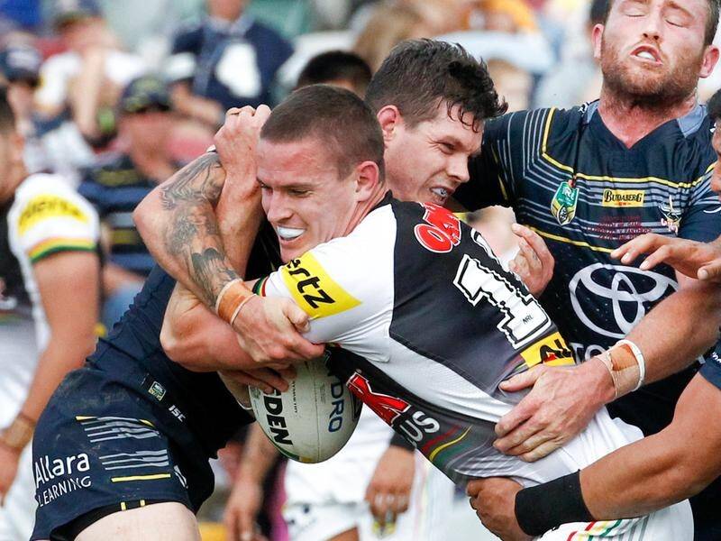 Penrith's Tim Browne had to have 3cm of his small intestine removed following a freak NRL accident.