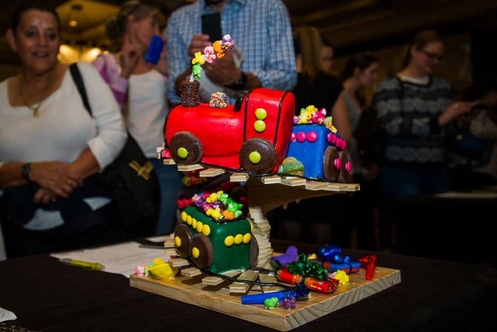 This version of the Choo Choo Train cake was described by judge Pamela Clark as a 'feat of engineering'. Photo: Elesa Kurtz