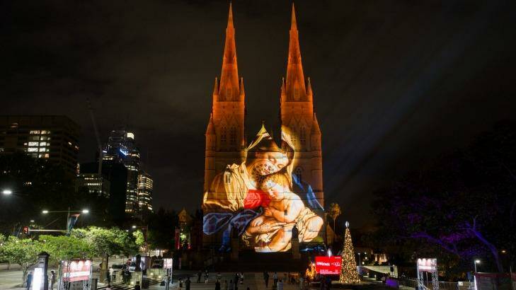 The cathedral will also be adorned with images of Madonna and Child. Photo: Edwina Pickles