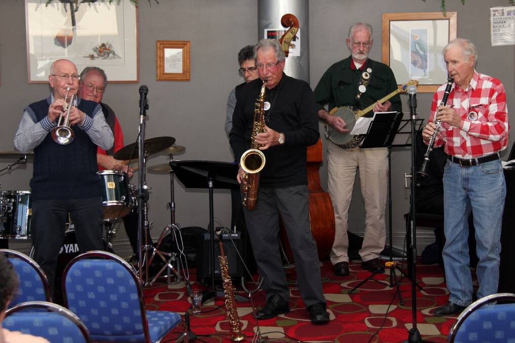 The Footwarmers in action at the Dubbo Jazz Festival in 2012. They will be back again this year with performances tomorrow and Saturday at Club Dubbo.