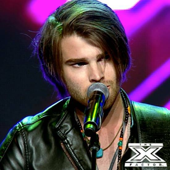 Dean Pritchard or Dean Ray as he is commonly known as.Photo: THE X FACTOR, CHANNEL 7
