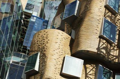 Australia's own Gehry: the UTS's new business school. Photo: Dominic Lorrimer