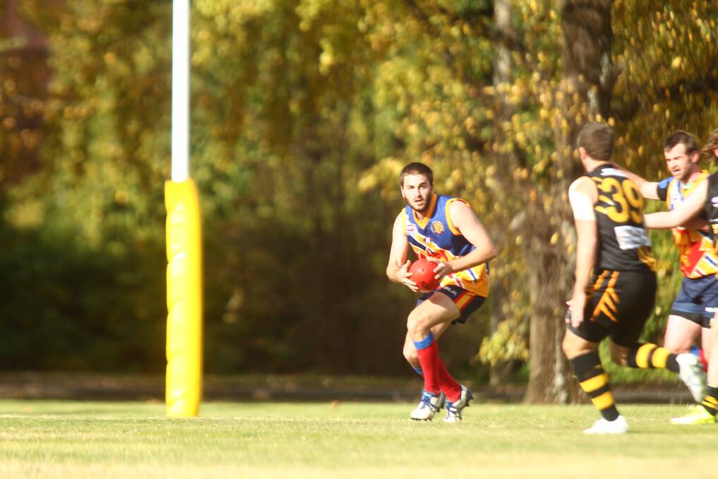 Daniel O Leary in action for the Dubbo Demons during their loss to Orange on Saturday. 	Photo: PHIL BLATCH