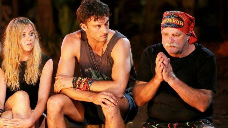 Des faces some home truths in the first tribal council. Photo: Nigel Wright/Endemol Shine