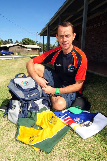 Dubbo's Mick Medlin will referee in the Trans-Tasman touch football series for the fifth time tomorrow.  
Photo: Belinda Soole