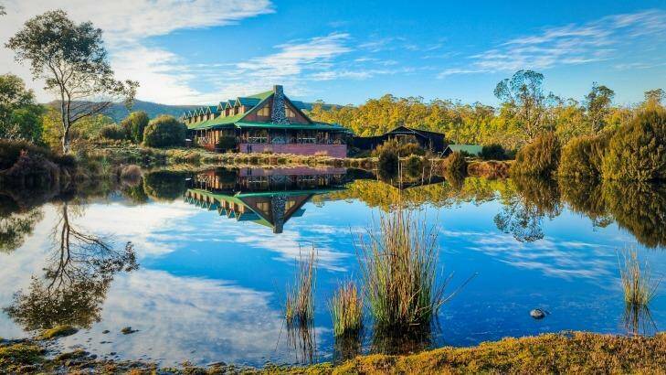 Food, win and relaxation: Peppers Cradle Mountain Lodge.