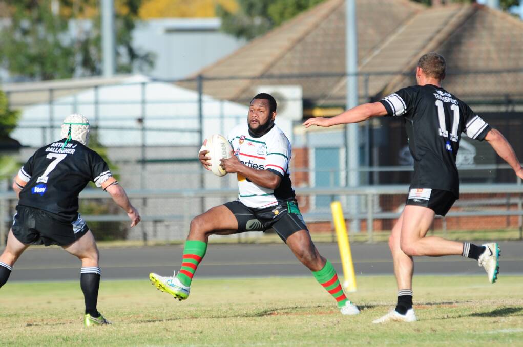 With a number of players expected to be missing on Sunday, the likes of Viliame Turuva will be key for Dubbo Westside against Nyngan.  
Photo: CHERYL BURKE