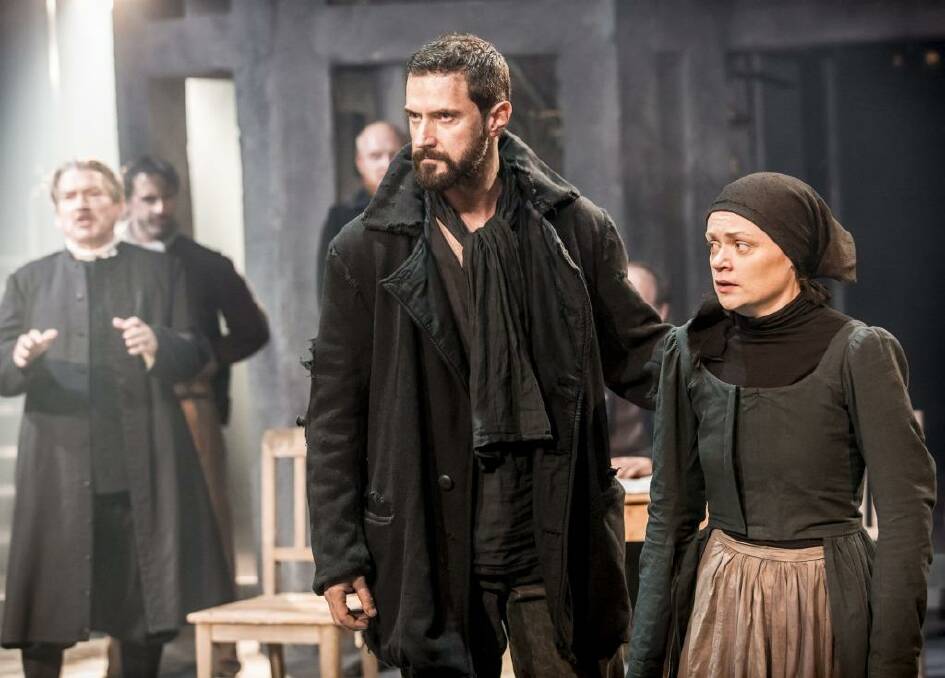 Unsentimental: Richard Armitage as John Proctor and Natalie Gavin as Mary Warren in the Old Vic production of Arthur Miller's <i>The Crucible</i>. Photo: Johan Persson