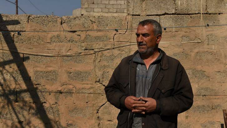 Yusuf Abbas, 51, at his home in Mosul Photo: Kate Geraghty