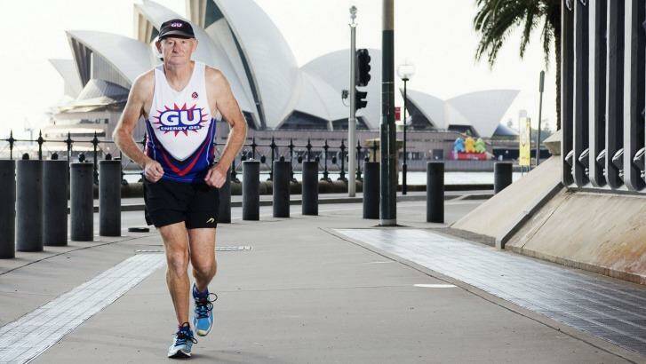 Andrew Lloyd, now 56, won the first Sydney Morning Herald Half Marathon in 1992. Photo: Christopher Pearce