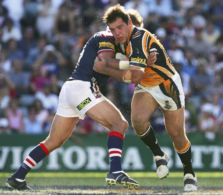 Former Wests Tigers captain John Skandalis will be in Dubbo this weekend as the special guest at the Thompson Family Education Trust Dinner.  
Photo: Getty Images