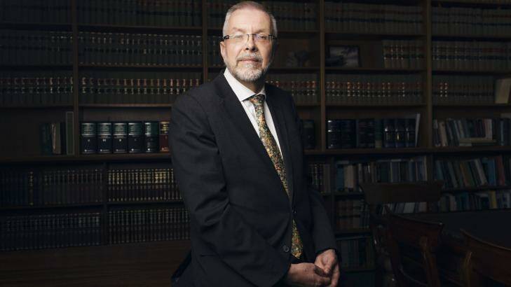 Justice Brian Preston, chief judge of the Land and Environment Court of NSW.  Photo: James Brickwood