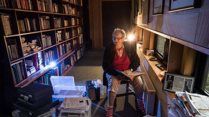 Brian Bourke is donating a lifetime of documents, diaries and letters to the State Library. Photo: JasonSouth