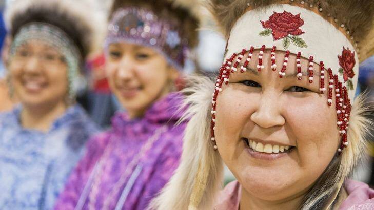 Native women at the Alaska Native Heritage Centre. Photo: Visit Anchorage