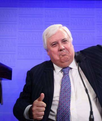 "I'm monitored, my phones are tapped every day," Clive Palmer Photo: Andrew Meares 